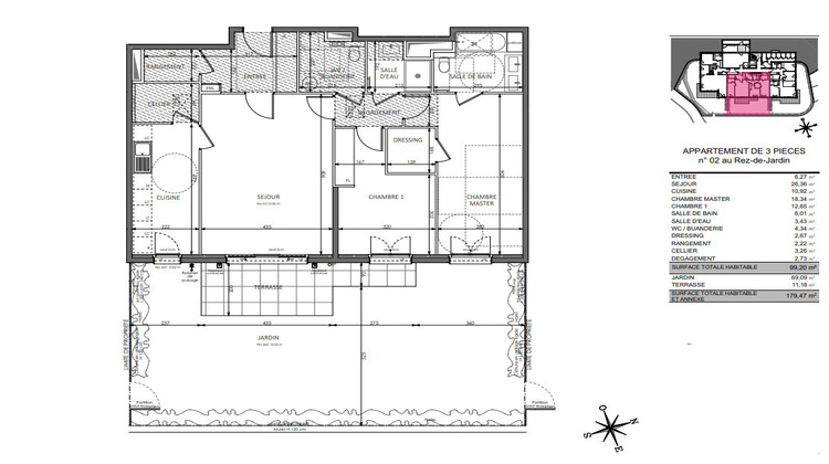 Ma-Cabane - Vente Appartement BEAUSOLEIL, 99 m²