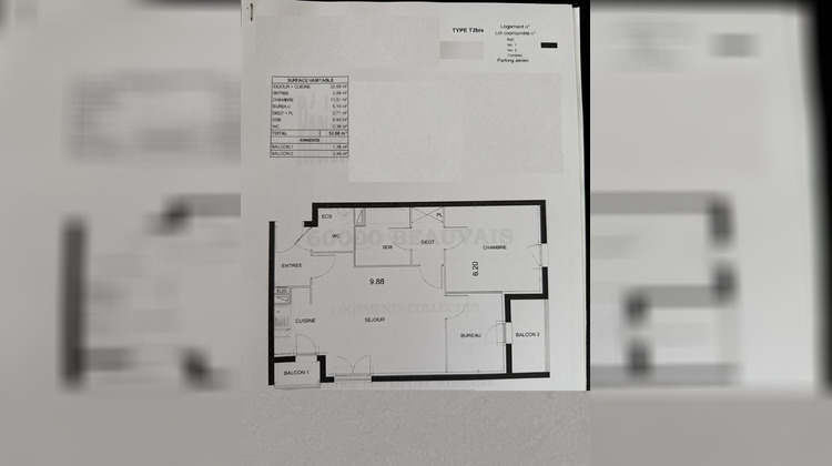 Ma-Cabane - Vente Appartement Beauvais, 52 m²