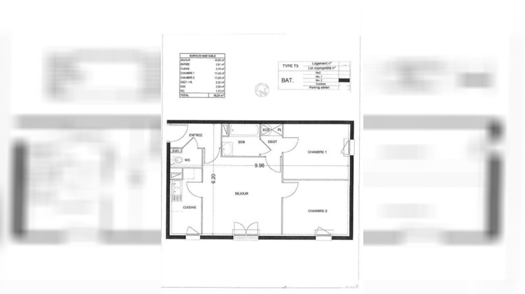 Ma-Cabane - Vente Appartement Beauvais, 59 m²