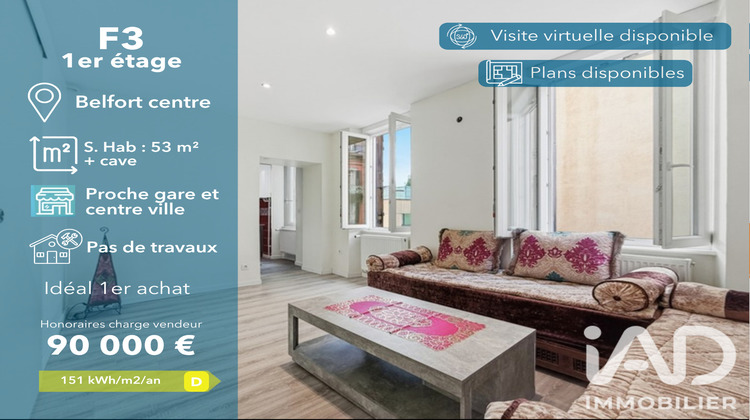 Ma-Cabane - Vente Appartement Belfort, 53 m²