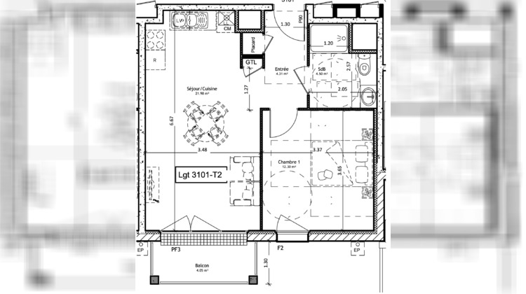 Ma-Cabane - Vente Appartement Benerville-sur-Mer, 43 m²