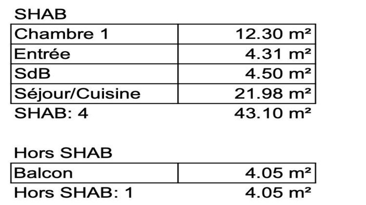 Ma-Cabane - Vente Appartement Benerville-sur-Mer, 43 m²