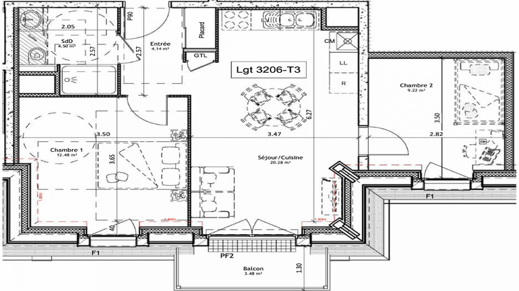 Ma-Cabane - Vente Appartement Benerville-sur-Mer, 50 m²