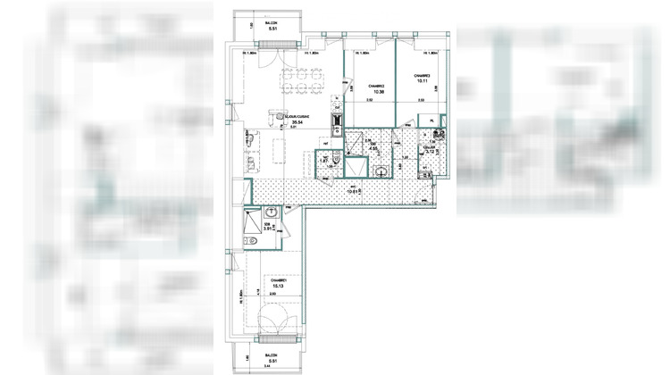 Ma-Cabane - Vente Appartement Benerville-sur-Mer, 95 m²