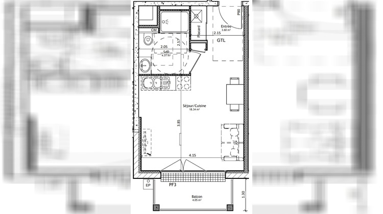 Ma-Cabane - Vente Appartement Benerville-sur-Mer, 26 m²