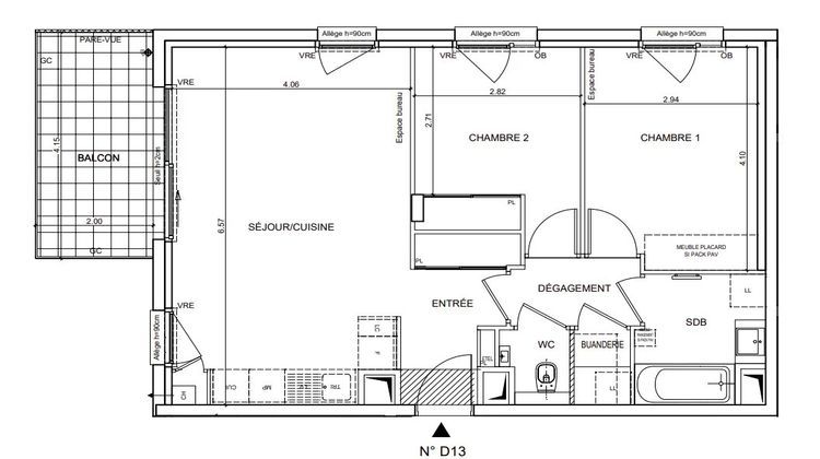 Ma-Cabane - Vente Appartement Bernin, 62 m²