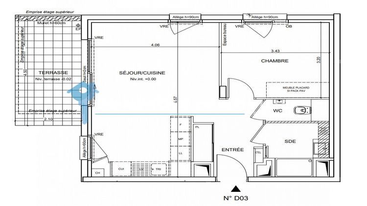 Ma-Cabane - Vente Appartement Bernin, 47 m²