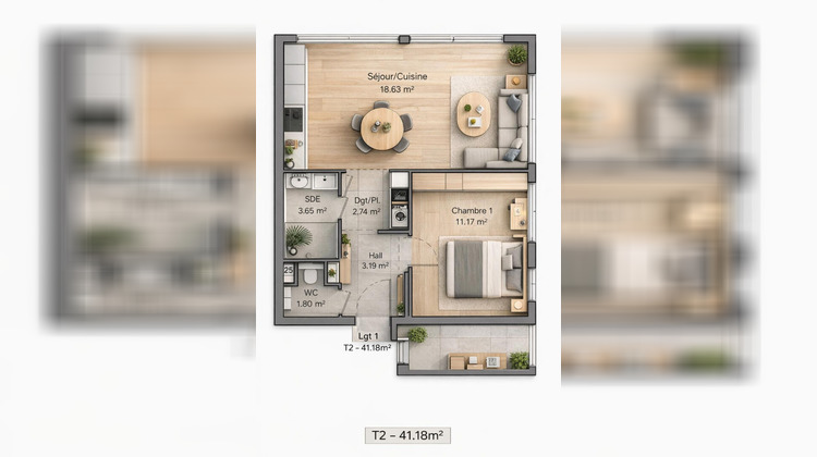 Ma-Cabane - Vente Appartement BESANCON, 42 m²