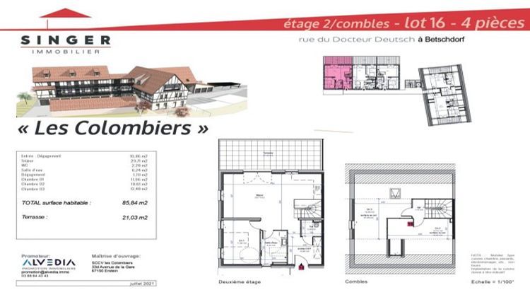 Ma-Cabane - Vente Appartement Betschdorf, 86 m²