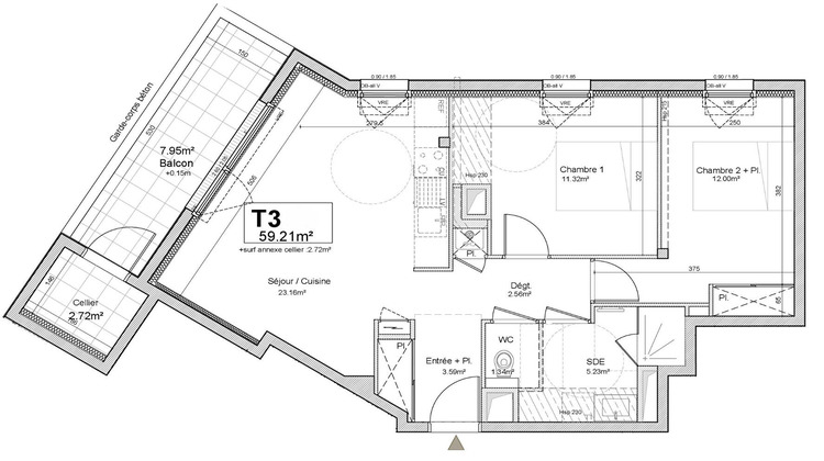 Ma-Cabane - Vente Appartement BETTON, 59 m²