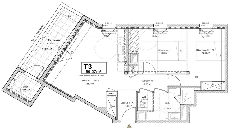 Ma-Cabane - Vente Appartement BETTON, 59 m²
