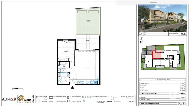 Ma-Cabane - Vente Appartement Béziers, 54 m²
