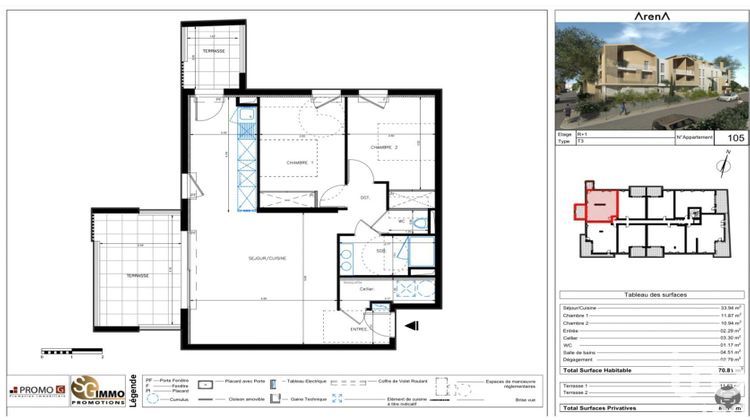 Ma-Cabane - Vente Appartement Béziers, 70 m²