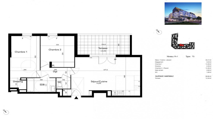 Ma-Cabane - Vente Appartement BEZIERS, 69 m²