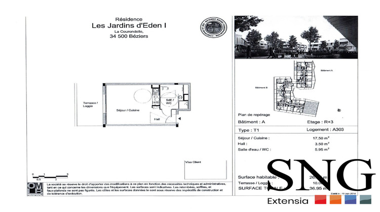 Ma-Cabane - Vente Appartement Béziers, 28 m²