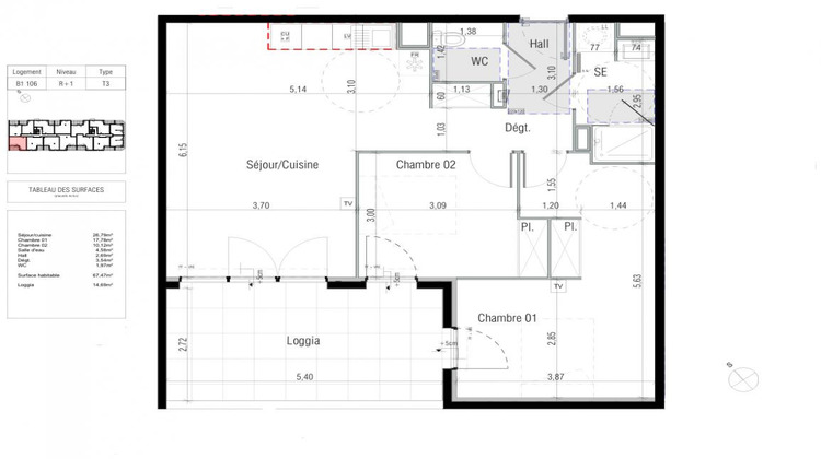 Ma-Cabane - Vente Appartement BEZIERS, 67 m²