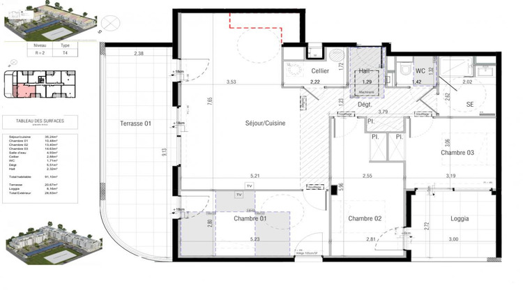 Ma-Cabane - Vente Appartement BEZIERS, 91 m²