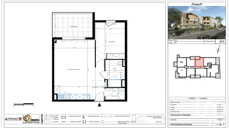 Ma-Cabane - Vente Appartement Béziers, 53 m²