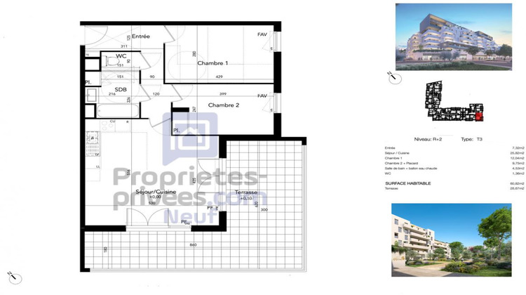 Ma-Cabane - Vente Appartement BEZIERS, 60 m²