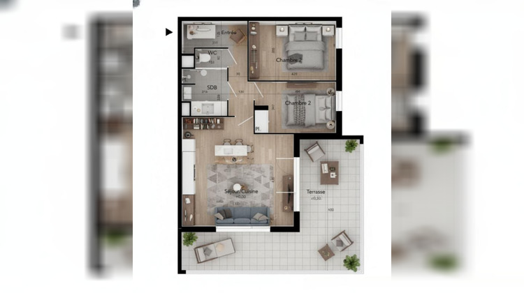 Ma-Cabane - Vente Appartement BEZIERS, 60 m²