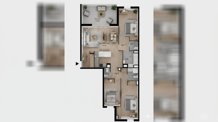 Ma-Cabane - Vente Appartement BEZIERS, 89 m²