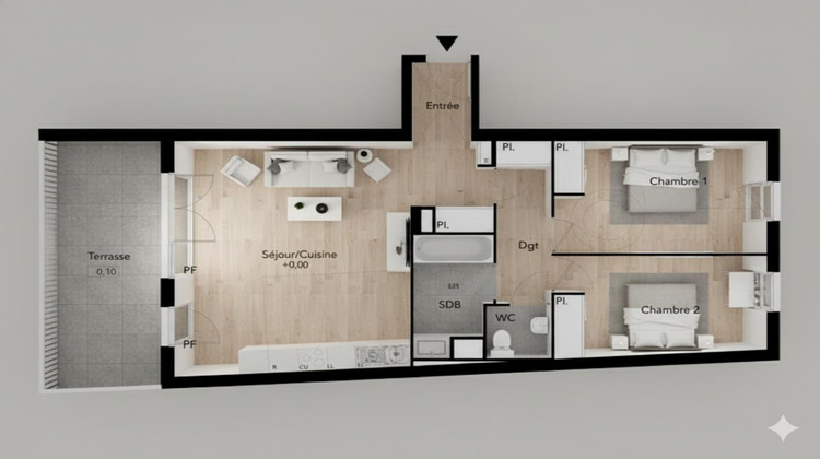 Ma-Cabane - Vente Appartement BEZIERS, 67 m²