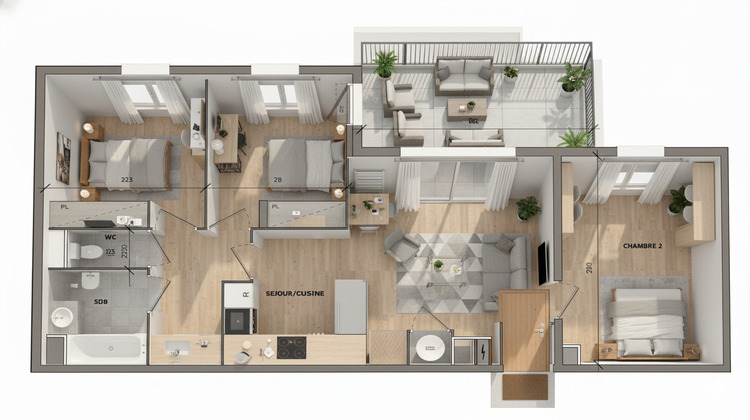 Ma-Cabane - Vente Appartement BEZIERS, 76 m²