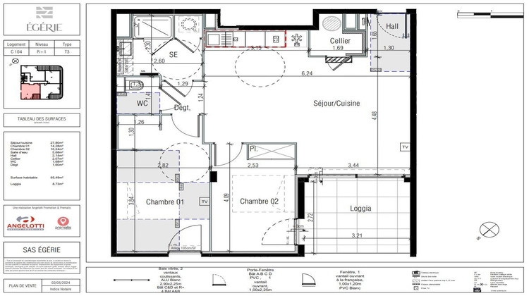 Ma-Cabane - Vente Appartement BEZIERS, 65 m²