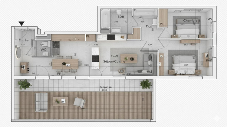 Ma-Cabane - Vente Appartement BEZIERS, 64 m²