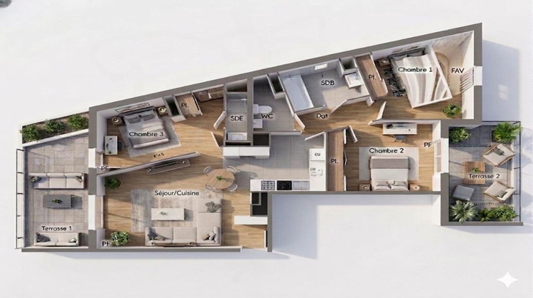 Ma-Cabane - Vente Appartement BEZIERS, 86 m²