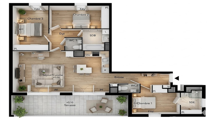 Ma-Cabane - Vente Appartement BEZIERS, 92 m²