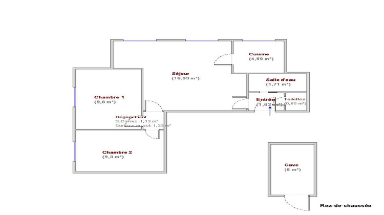 Ma-Cabane - Vente Appartement BEZONS, 46 m²