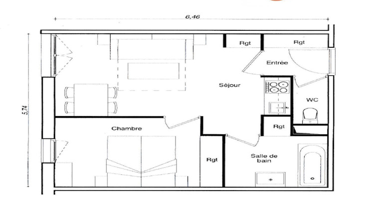 Ma-Cabane - Vente Appartement Biarritz, 36 m²