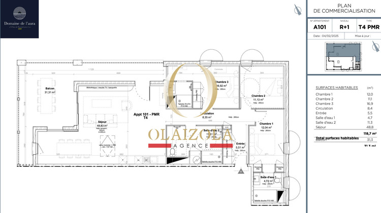 Ma-Cabane - Vente Appartement BIDART, 118 m²