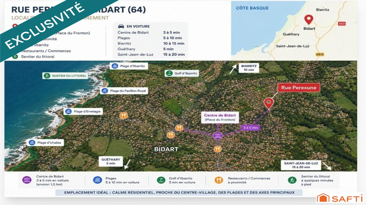 Ma-Cabane - Vente Appartement Bidart, 63 m²