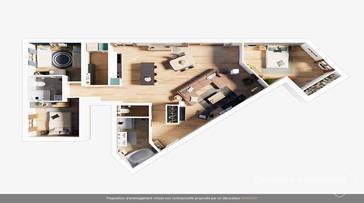 Ma-Cabane - Vente Appartement BIELLE, 107 m²