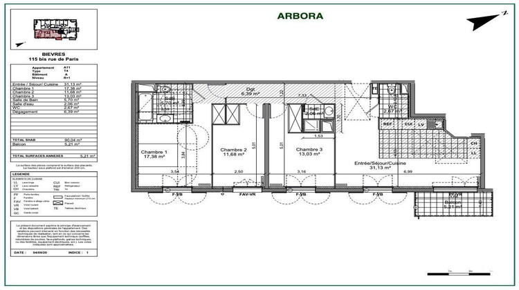 Ma-Cabane - Vente Appartement Bièvres, 90 m²