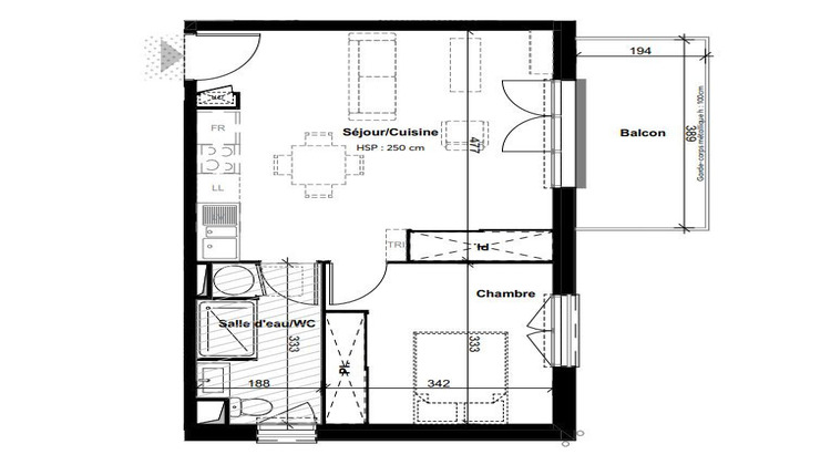 Ma-Cabane - Vente Appartement Blanquefort, 43 m²