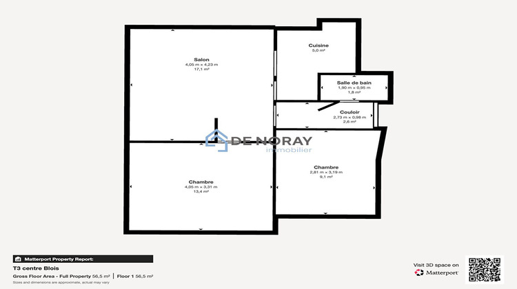 Ma-Cabane - Vente Appartement BLOIS, 51 m²