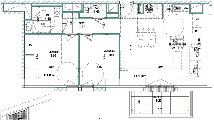 Ma-Cabane - Vente Appartement Blonville-sur-Mer, 60 m²