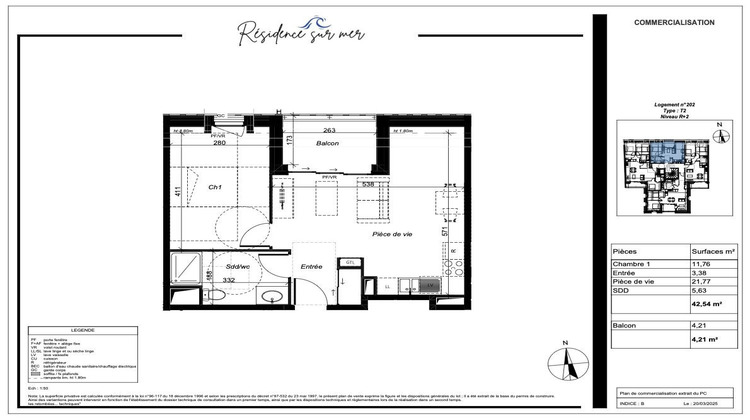 Ma-Cabane - Vente Appartement Blonville-sur-Mer, 42 m²
