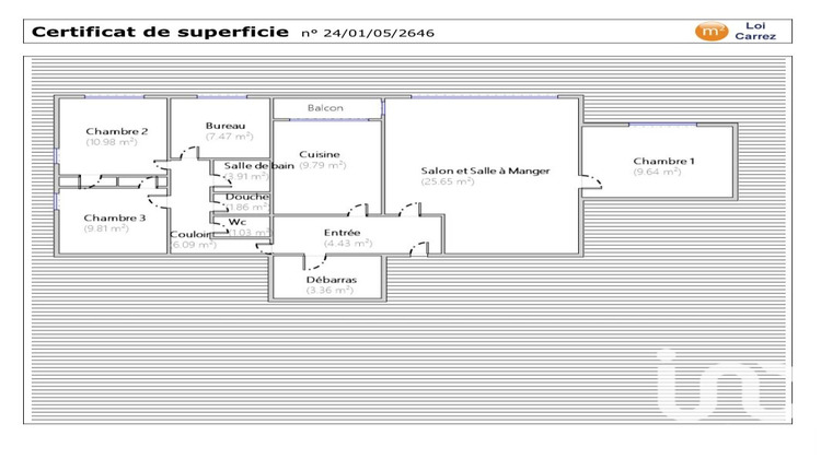 Ma-Cabane - Vente Appartement Bobigny, 94 m²