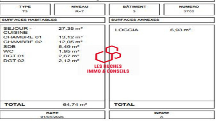 Ma-Cabane - Vente Appartement Bobigny, 64 m²