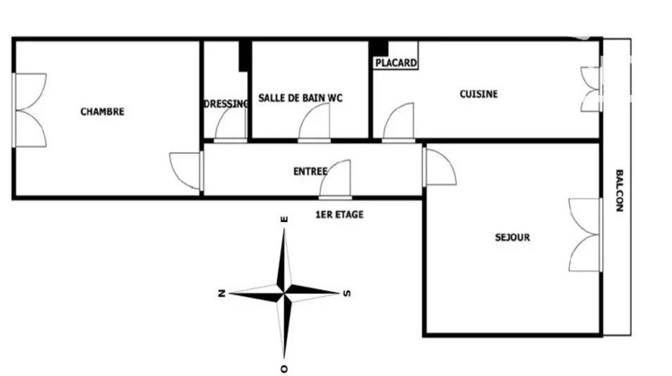 Ma-Cabane - Vente Appartement Bois-Colombes, 42 m²