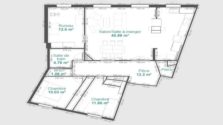 Ma-Cabane - Vente Appartement BOIS-COLOMBES, 107 m²