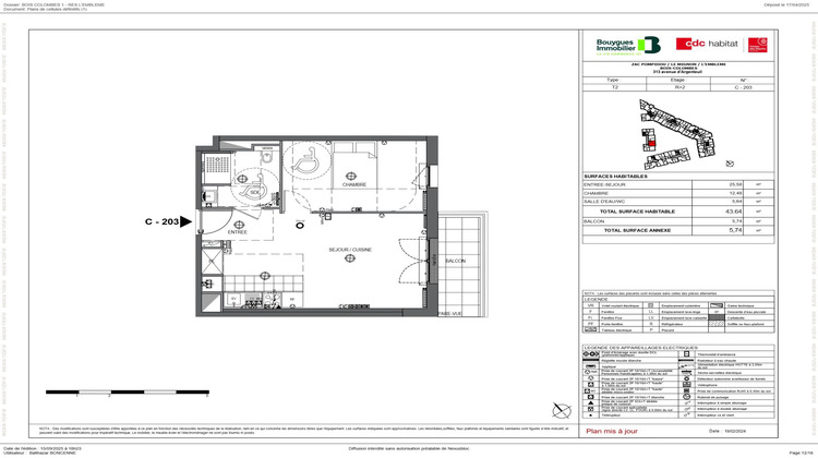 Ma-Cabane - Vente Appartement Bois-Colombes, 43 m²