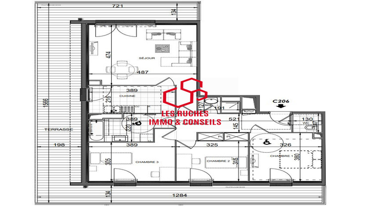 Ma-Cabane - Vente Appartement Bois-d'Arcy, 89 m²