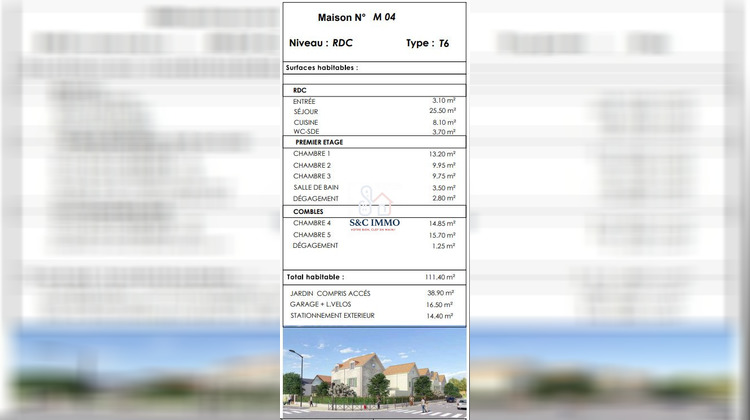 Ma-Cabane - Vente Appartement Bois-d'Arcy, 111 m²