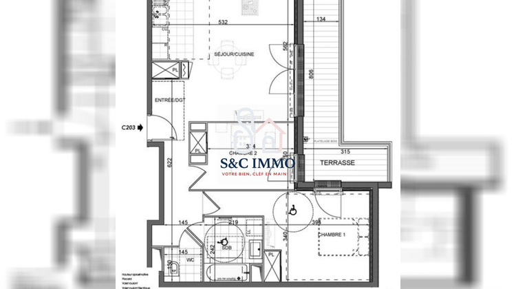 Ma-Cabane - Vente Appartement Bois-d'Arcy, 66 m²