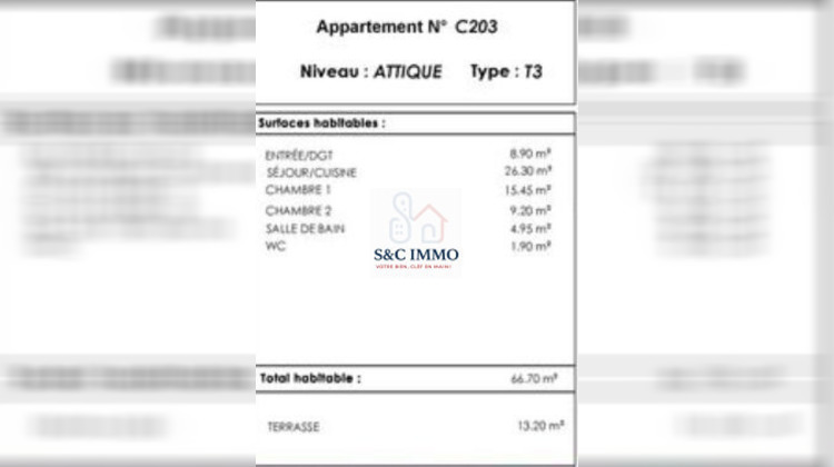 Ma-Cabane - Vente Appartement Bois-d'Arcy, 66 m²